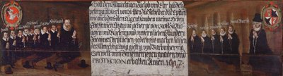 Epitaph of Peter Paul von Mörl von Pfalzen zu Mühlen und Sichelburg, His Wife Margret von Rost zu Aufhofen und Kehlburg and Their Children by Unbekannt Unbekannt